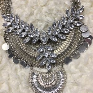 Prom/Wedding Rhinestone Collar Necklace